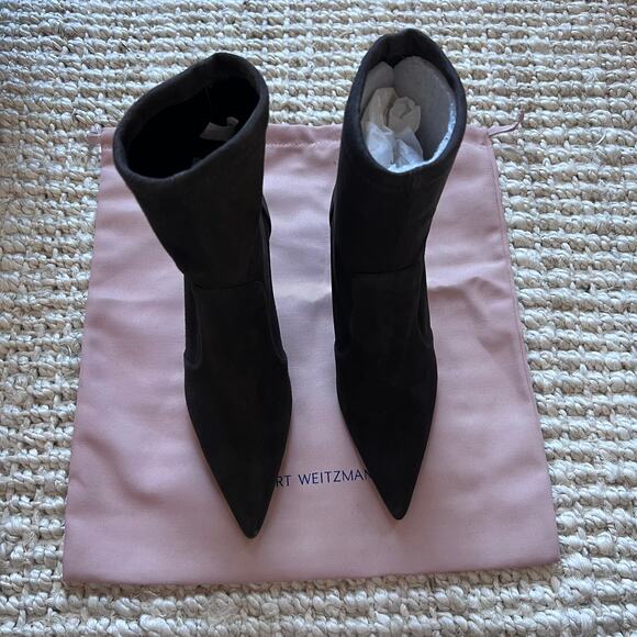 Stuart Weitzman 85 stretch bootie Sz 6.5B - Picture 4 of 7